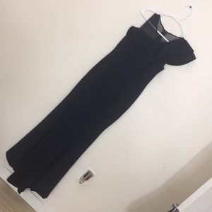 Navy maxi dress